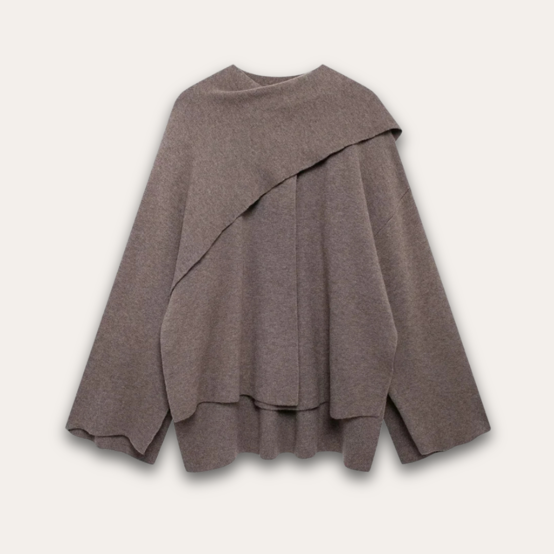 Poncho-pull mode femme