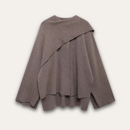 Poncho-pull mode femme