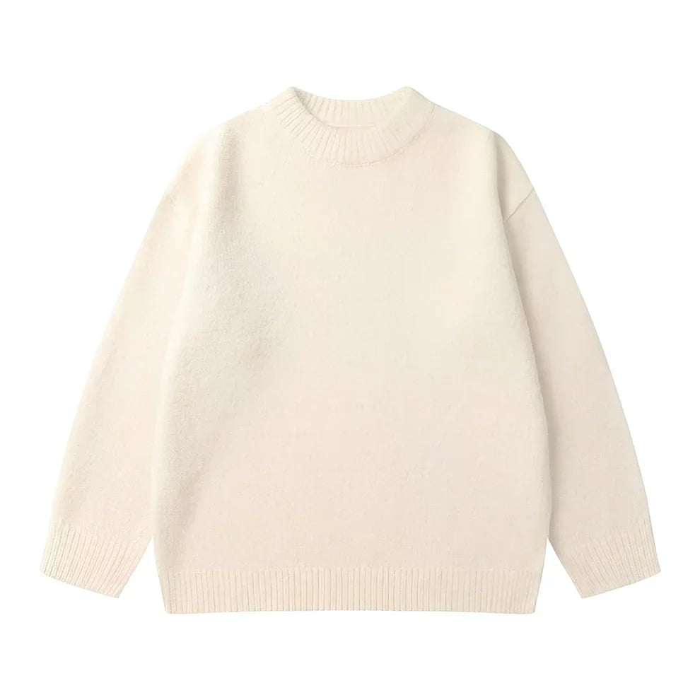 Pull en maille ample Simple Élégant