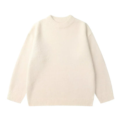 Pull en maille ample Simple Élégant