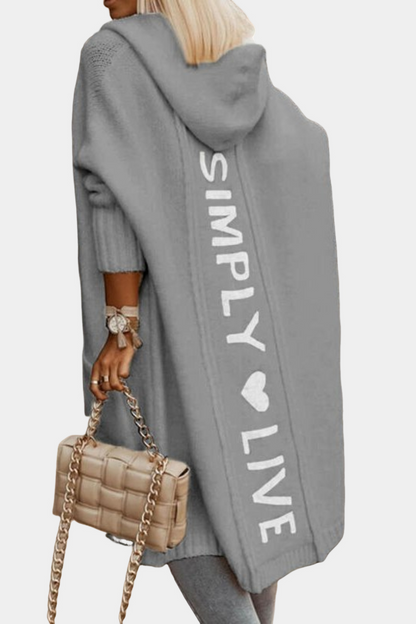 Gilet long confortable pour femme