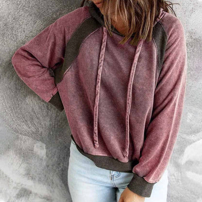 Sweat-shirt classique à capuche et manches longues