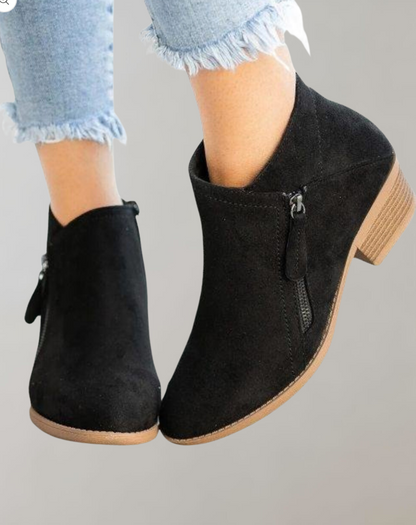 Bottes en cuir confortables Orthopédiques