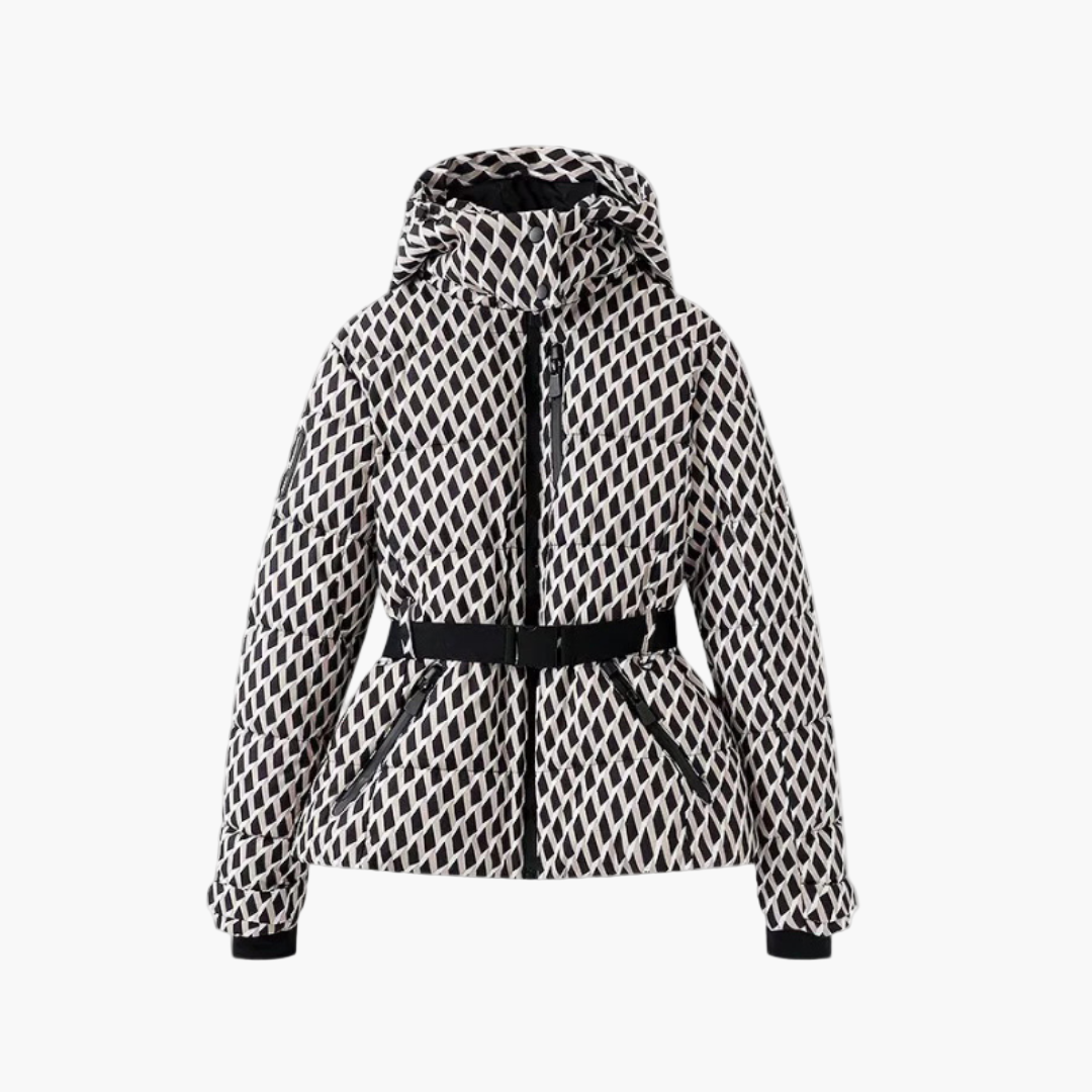 Doudoune matelassée élégante pour femme Veste d'hiver imperméable