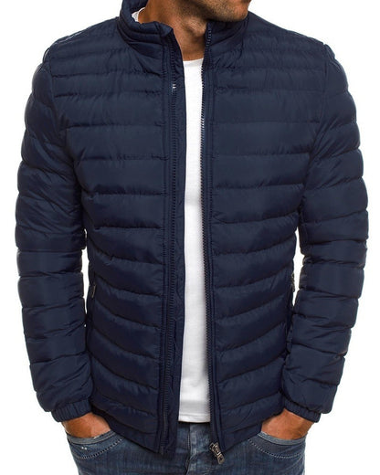 Veste simple à col montant Couleurs variées
