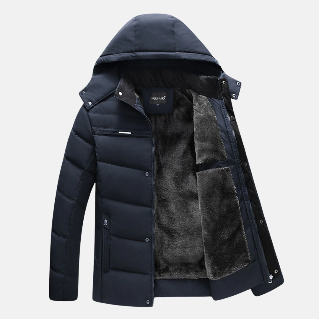 Pufferjacke en polaire Capuche Confortable Oversize