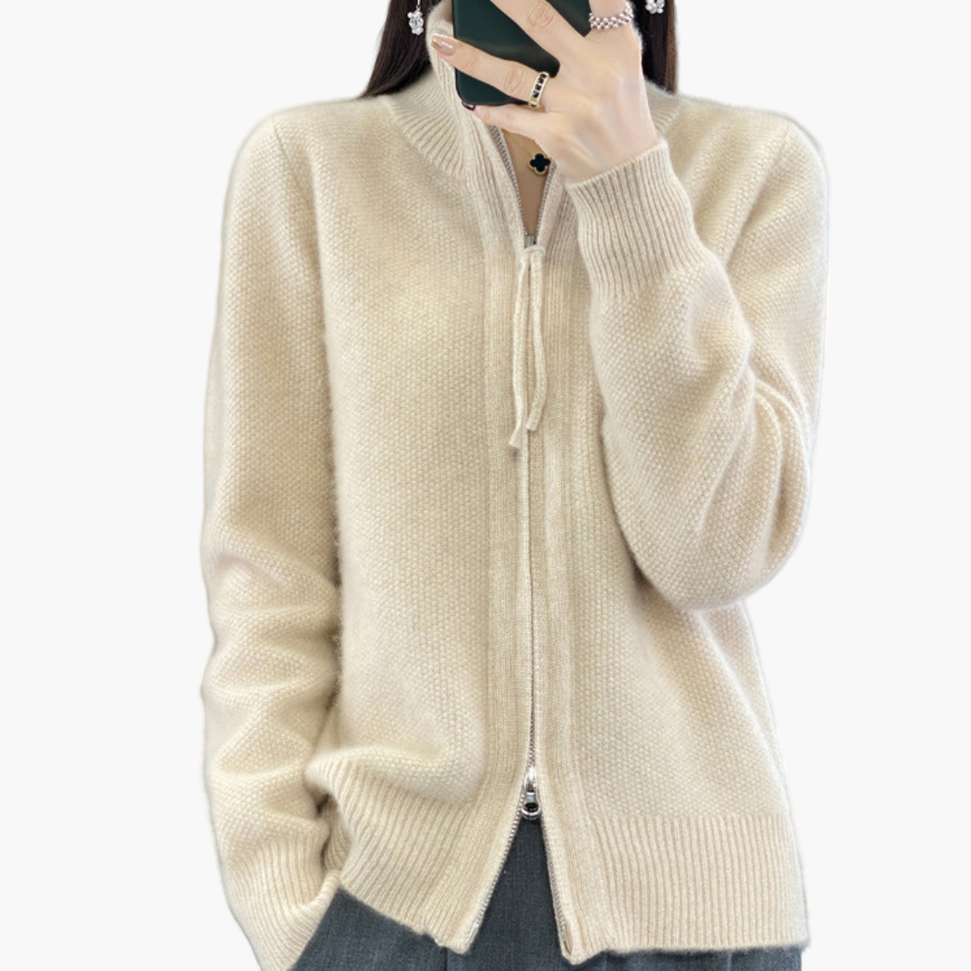 Gilet moderne zippé élégant
