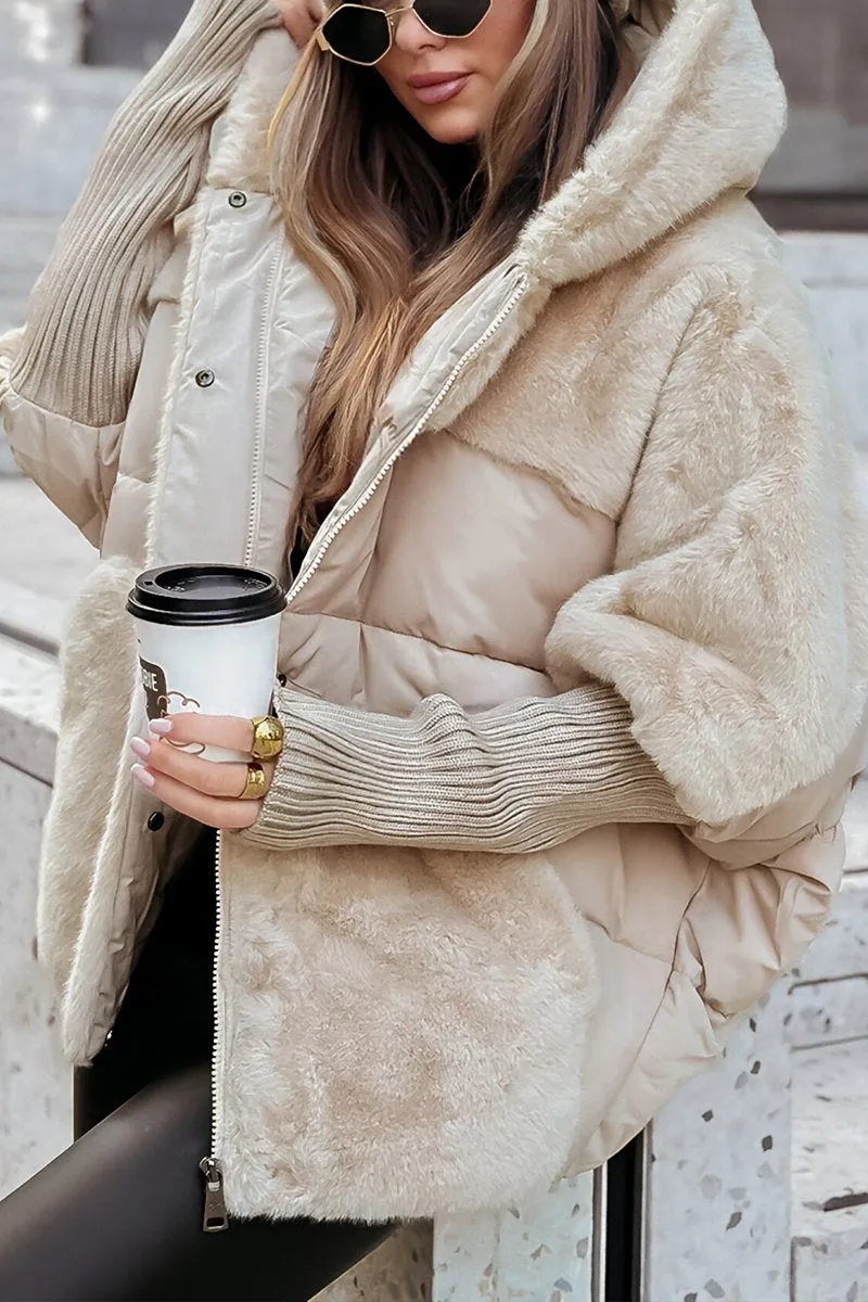 Blouson aviateur stylé avec capuche