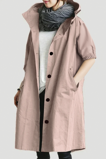 Trench-coat stylé avec capuche
