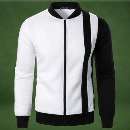 Sweatshirt sportif, fermeture éclair, mélange de polyester