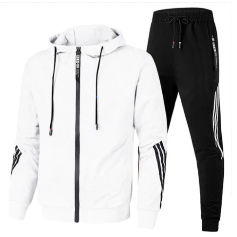 Ensemble sweat à capuche et pantalon de survêtement pour homme style moderne