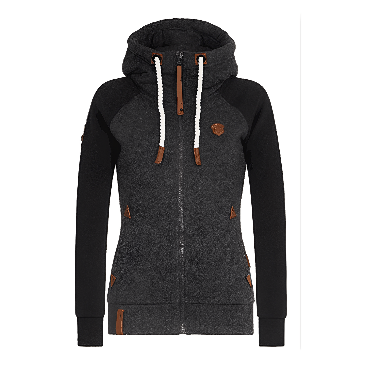 Sweat à capuche pour femme avec cordon de serrage