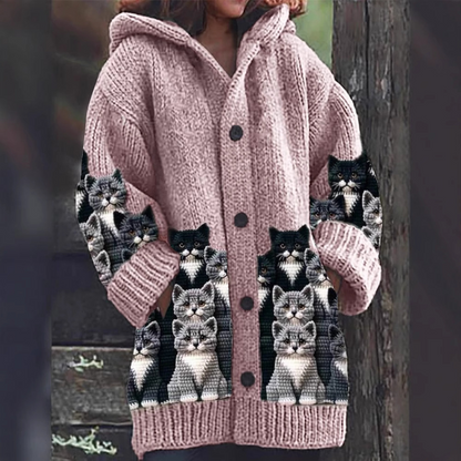 Cardigan Doux pour Chat Confortable Tricoté