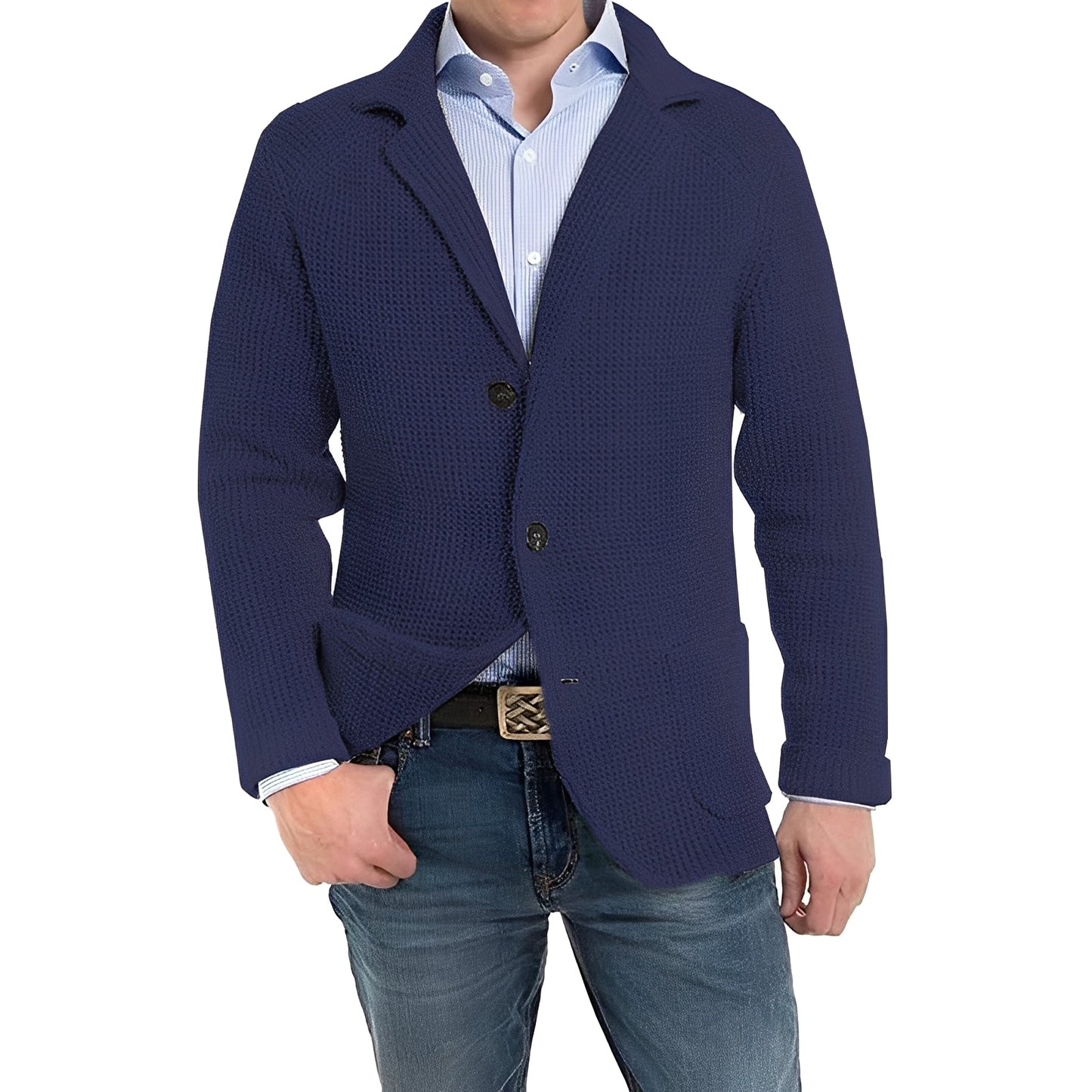 Veste élégante pour homme avec poches à rabat