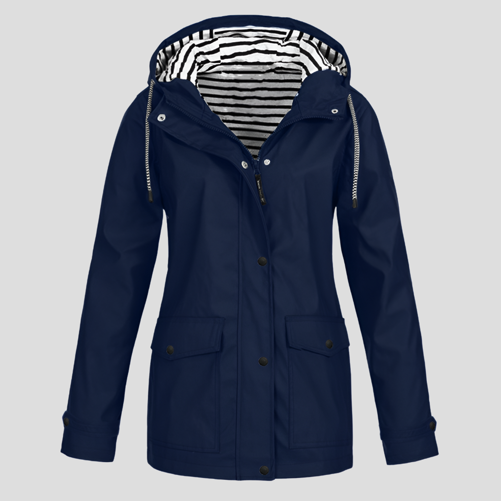 Veste imperméable femme d'extérieur fonctionnelle