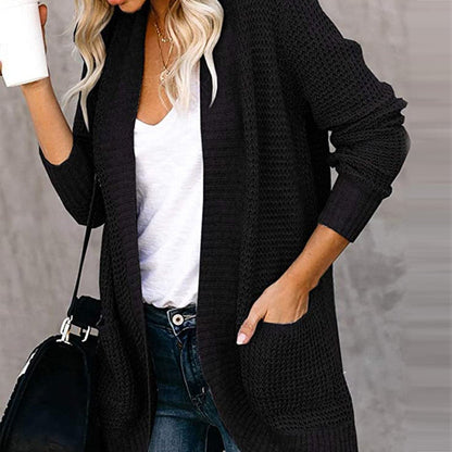 Grand cardigan en maille Coupe ample et confortable