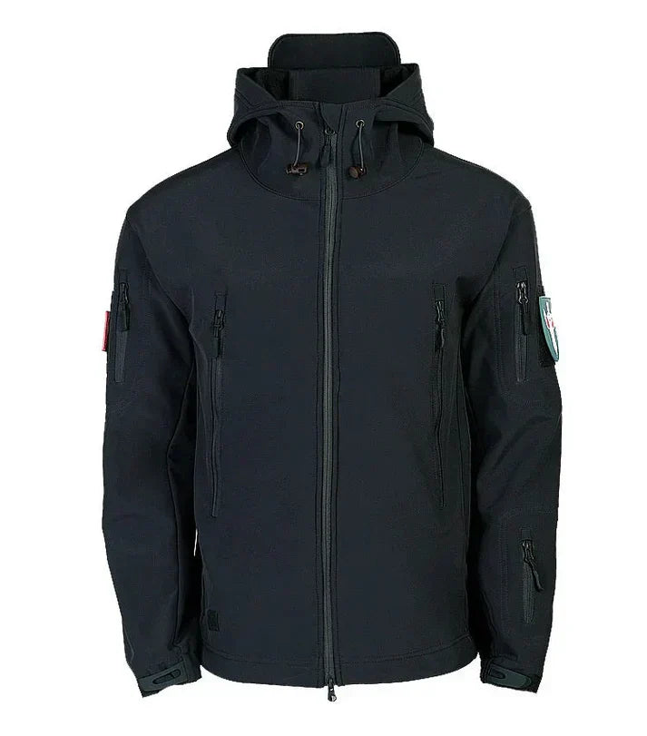 Veste d'hiver chaude avec capuche imperméable
