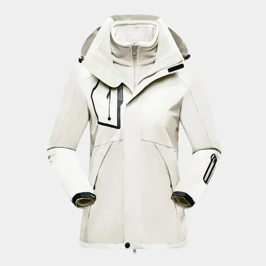 Veste d'hiver pour femme chaude à capuche