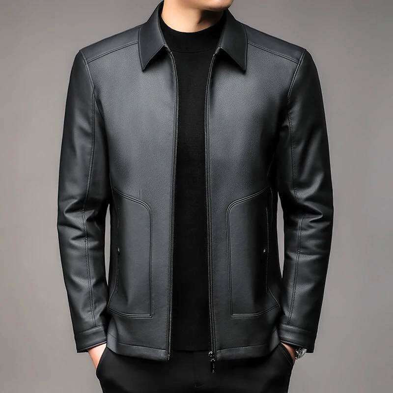 Blouson en cuir élégant pour femme