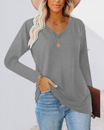 Les chaussures et accessoires pour femmes ne sont pas pertinents, le titre est également incorrect, par conséquent
T-shirt femme manches longues col V