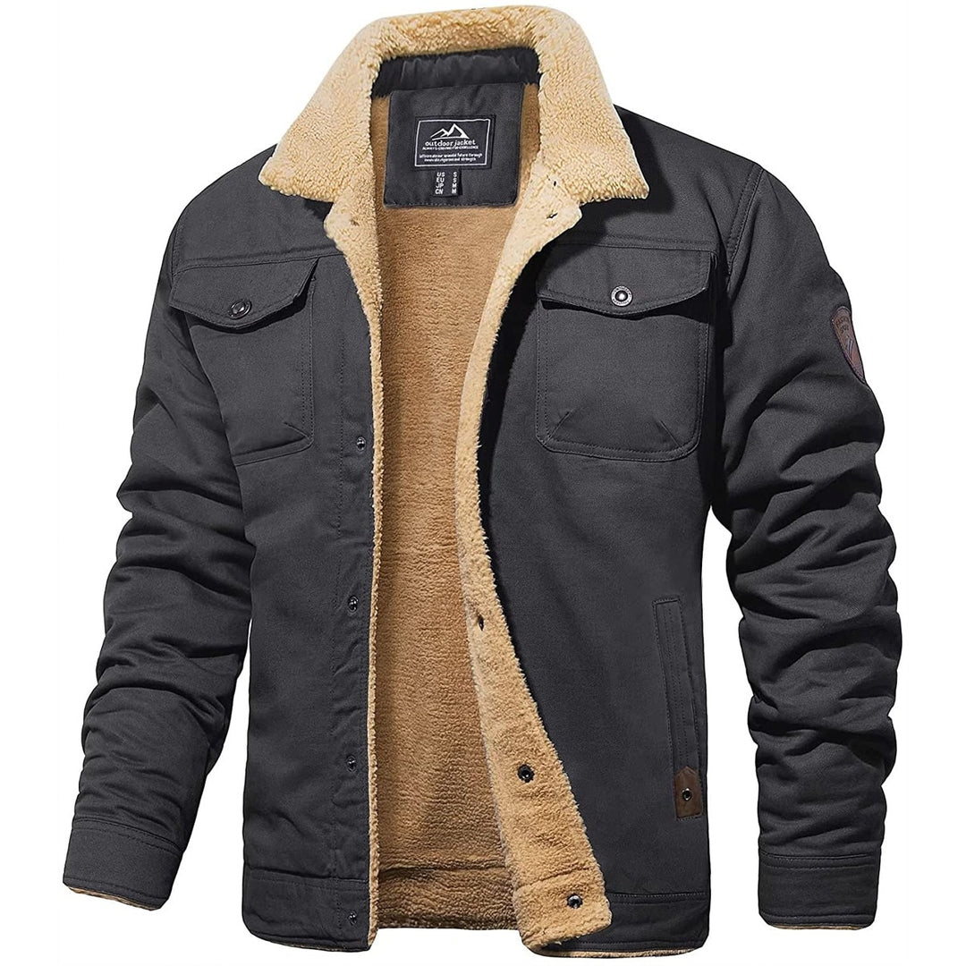 Blouson en cuir pour homme style aviateur