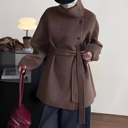 Manteaux en laine confortables pour femmes grandes tailles