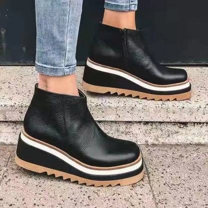 Bottes en cuir confortables pour des pieds sains