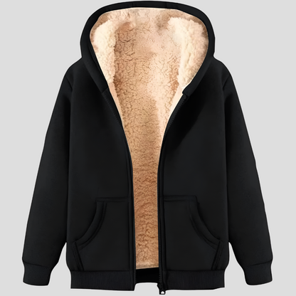 Sweat à capuche polaire chaud pour homme Hiver