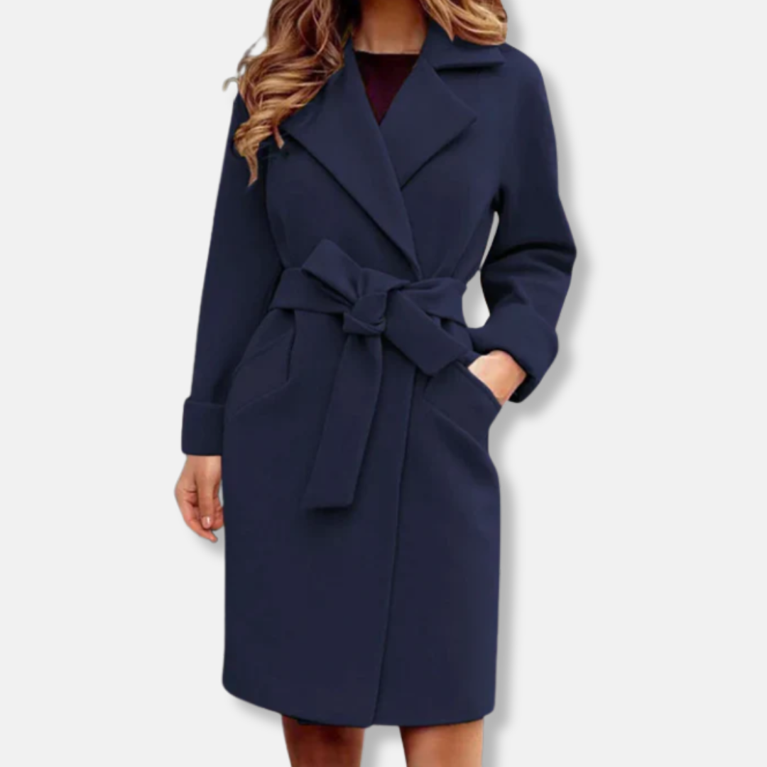 Les chaussures pour femmes ne sont pas incluses, il s'agit d'un trench-coat :
Élégant Trench-coat Femme Classique Longueur Genou