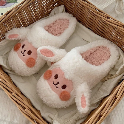 Chaussons confortables pour femmes à motif animalier