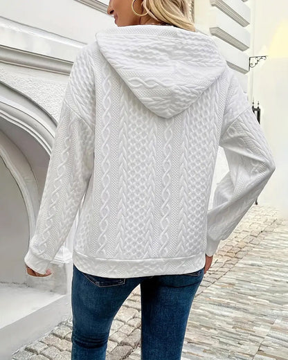 Weibliches Oberteil mit Kordelzug Elegant - IdealeKleiden