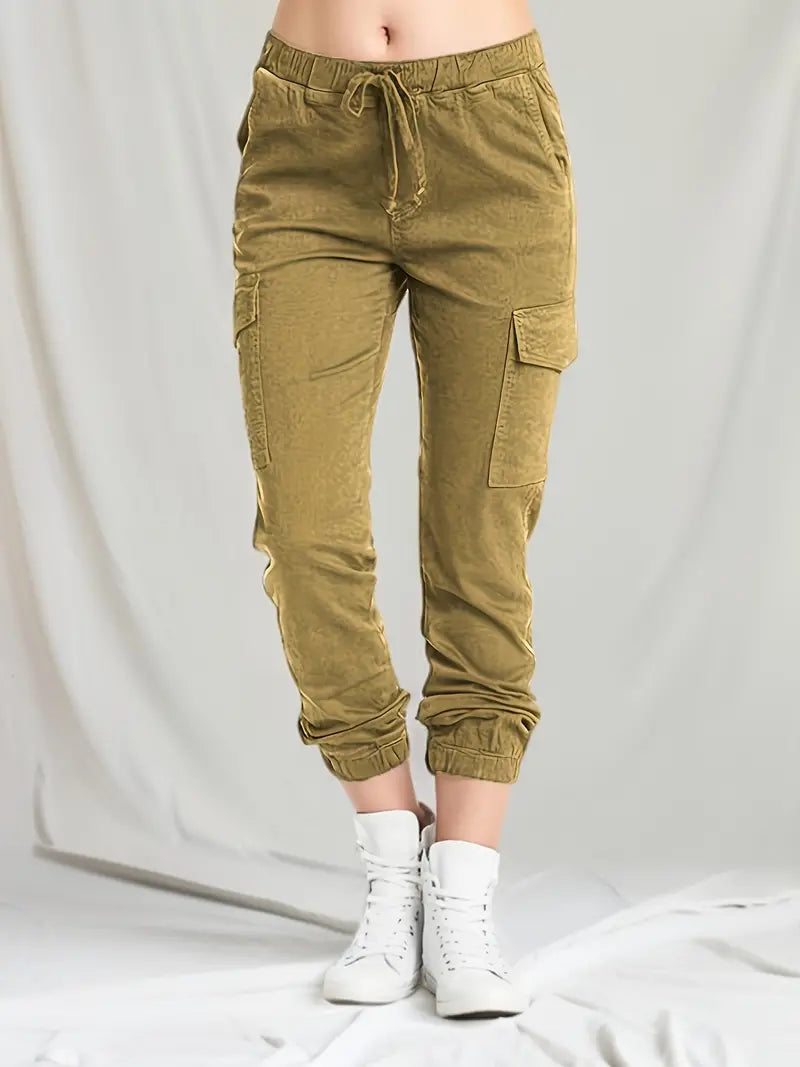 Scarlett - Pantalon de printemps coton élastique