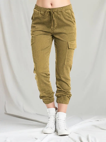 Scarlett - Pantalon de printemps coton élastique