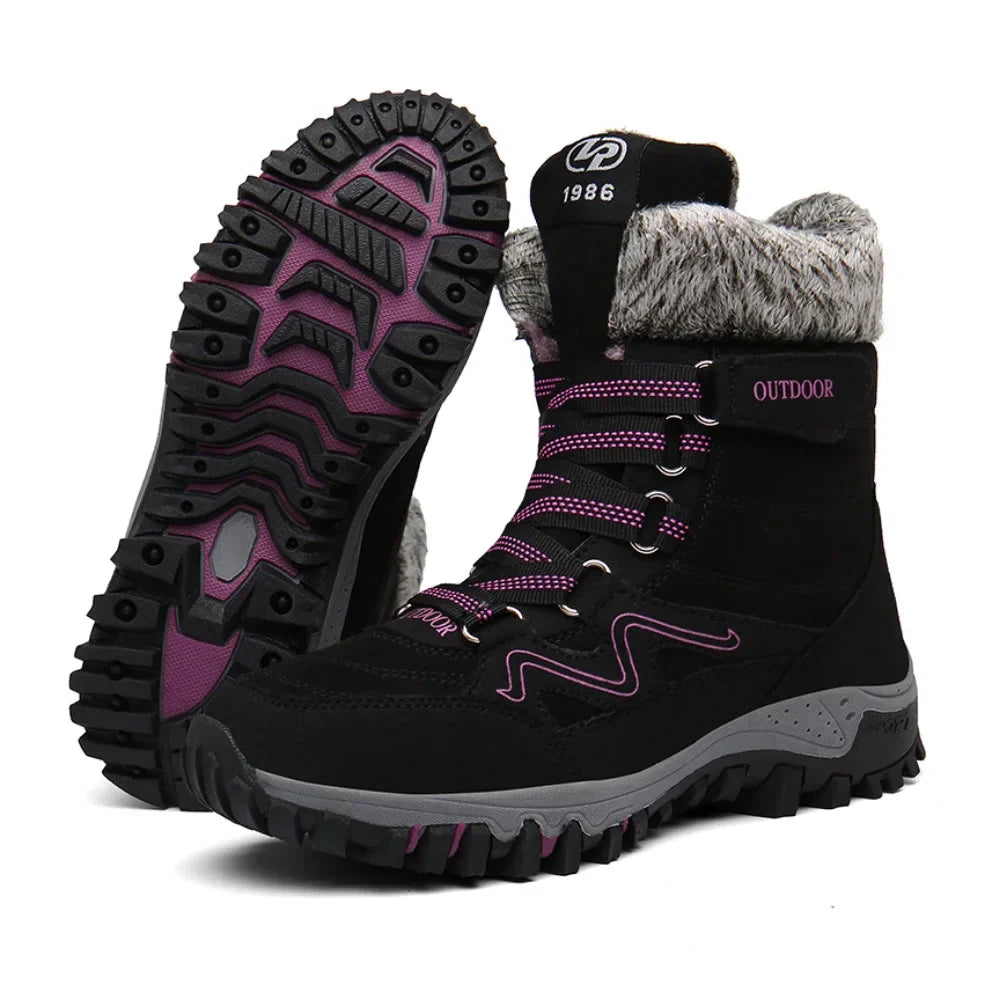 Bottes confortables pour femmes avec soutien de la voûte plantaire