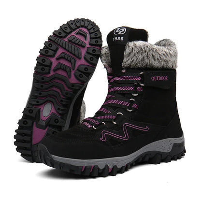 Bottes confortables pour femmes avec soutien de la voûte plantaire