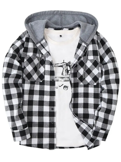 Pull à carreaux pour hommes Style moderne