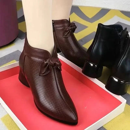 Damen Stiefel Hoch Hacken Elegance - IdealeKleiden