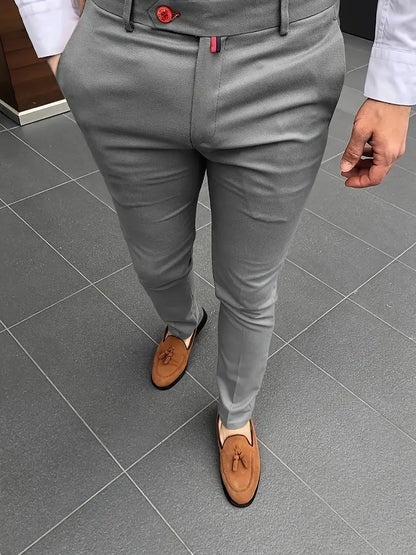 Pantalon de costume slim homme élégant