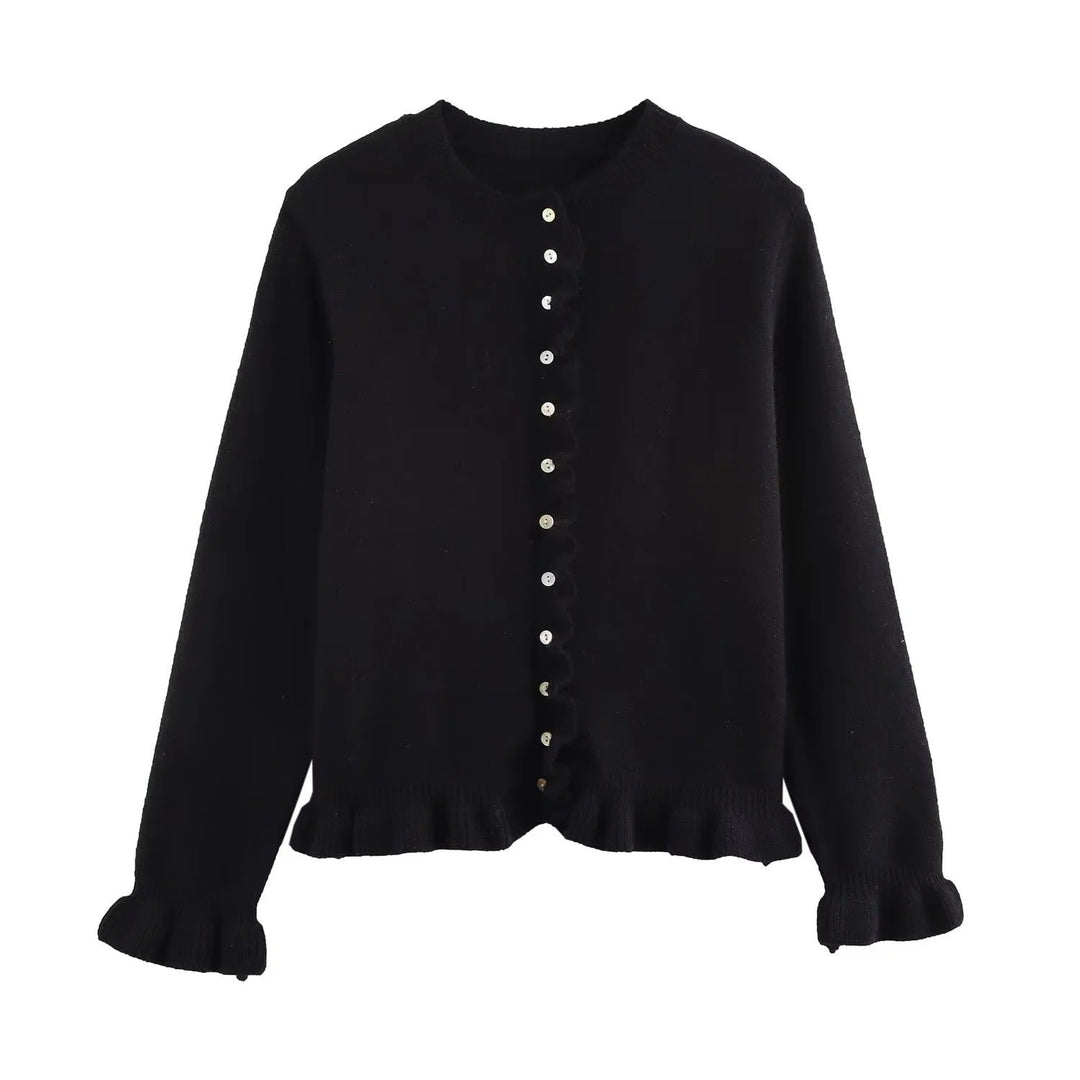 Cardigan chic pour femme avec boutons