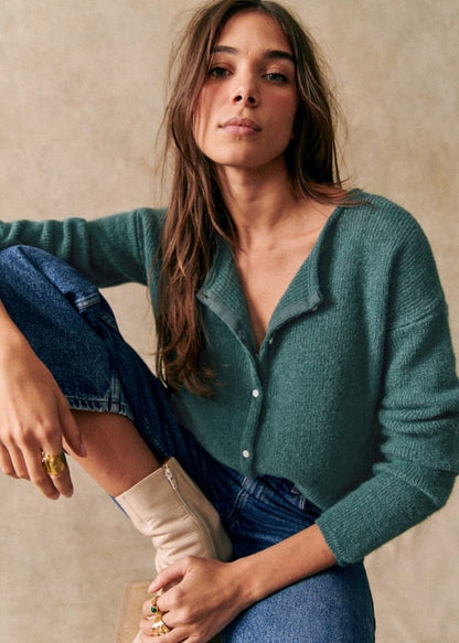 Cardigan confortable doux et douillet