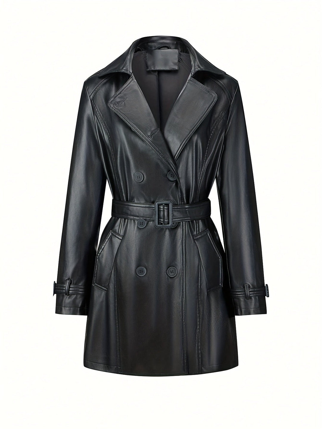 Manteau élégant pour femme style vintage à manches longues