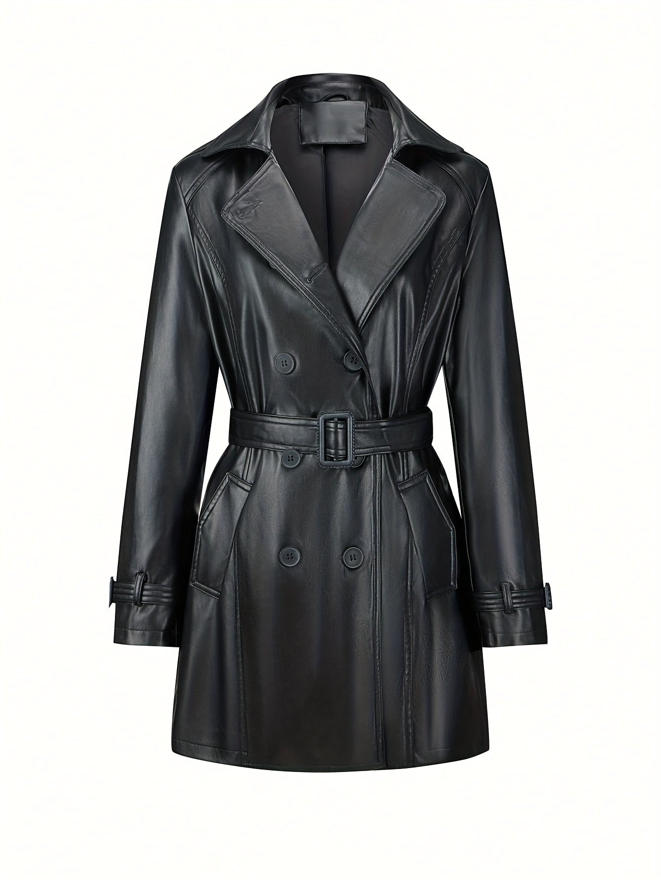Manteau élégant pour femme style vintage à manches longues