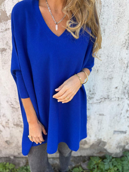 Pull ample pour femme, doux, mode automne