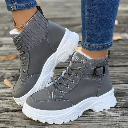 Bottes d'hiver pour femme chaudes et isolées