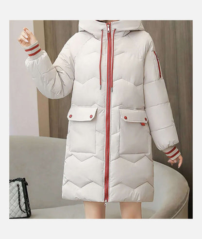 Manteau d'hiver femme élégant et chaud