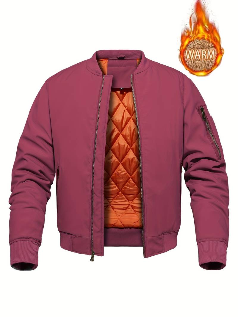 Blouson bombardier homme élégant noir