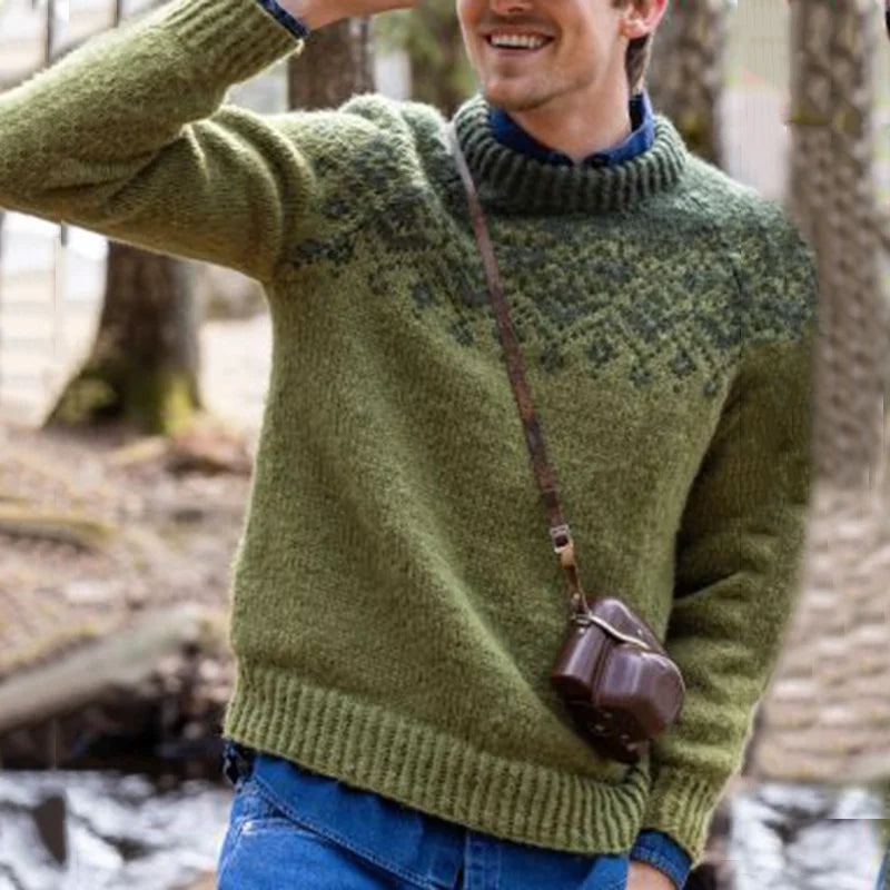 Herren Pullover Rundhals Classic - IdealeKleiden