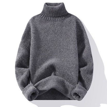 Robe en maille douce à col roulé