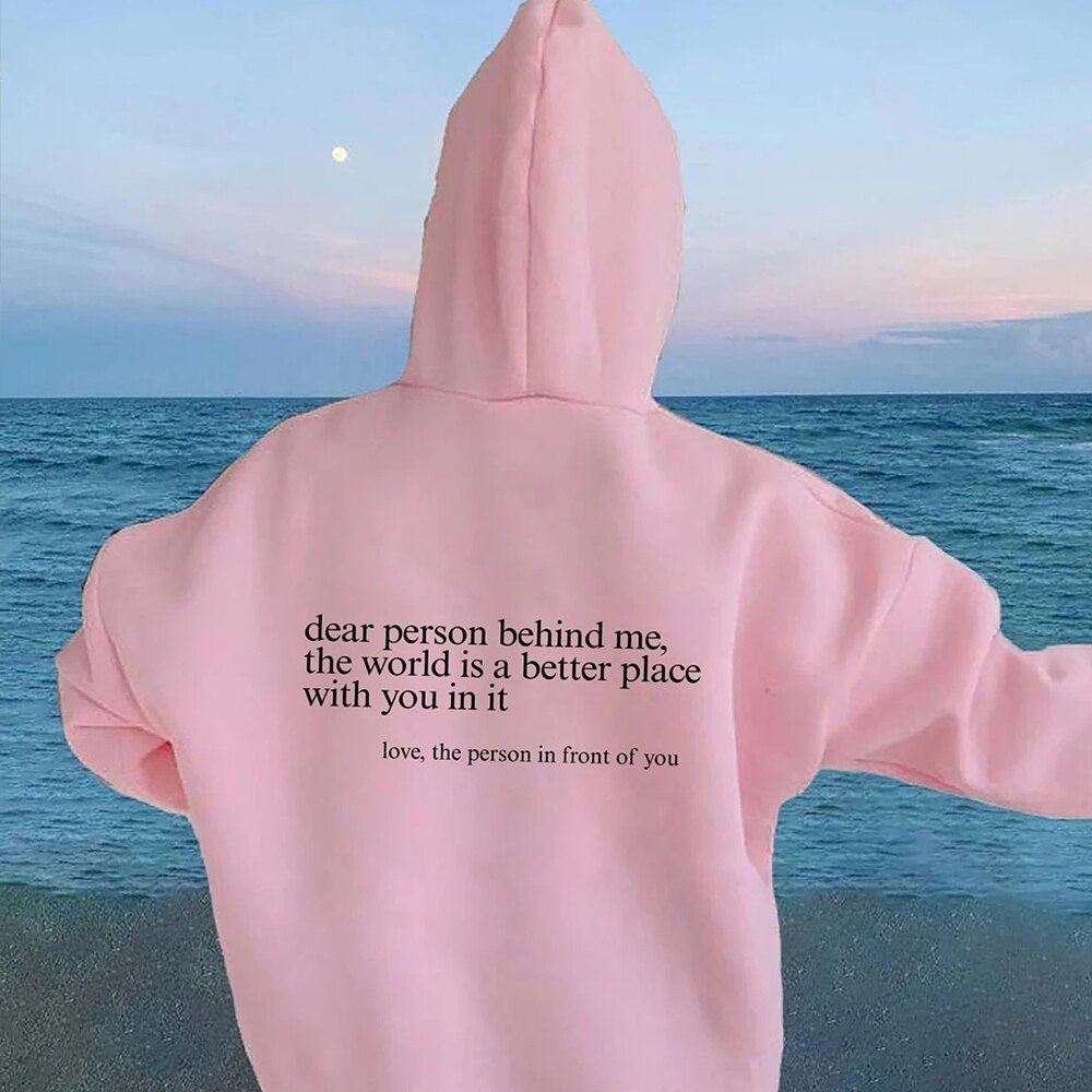 Sweat à capuche élégant avec design stylé dans le dos