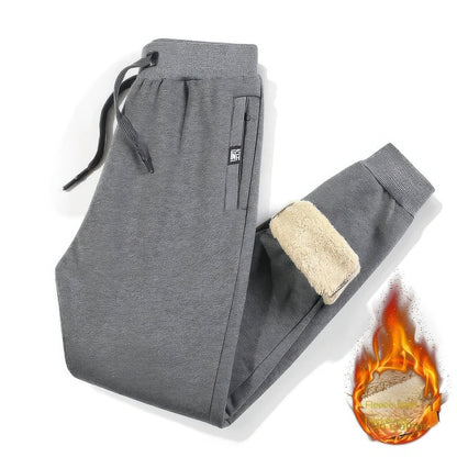 Pantalon de jogging doux intérieur polaire chaud et confortable